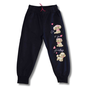 Dívčí tepláky Kugo MT9810 tmavě modré